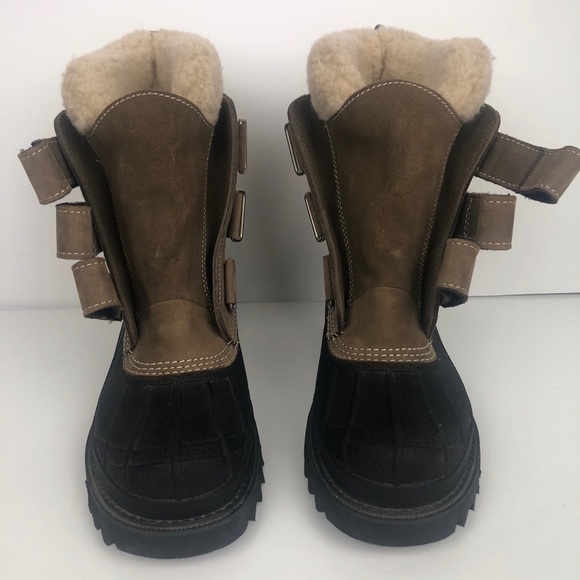 LL Bean Lined Winter Boots with Straps Womens 7 - Picture 6 of 9
